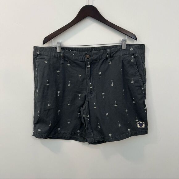 Disney Junk Food Men’s XL Grey Palm Tree Shorts 8” Inseam - Picture 1 of 12